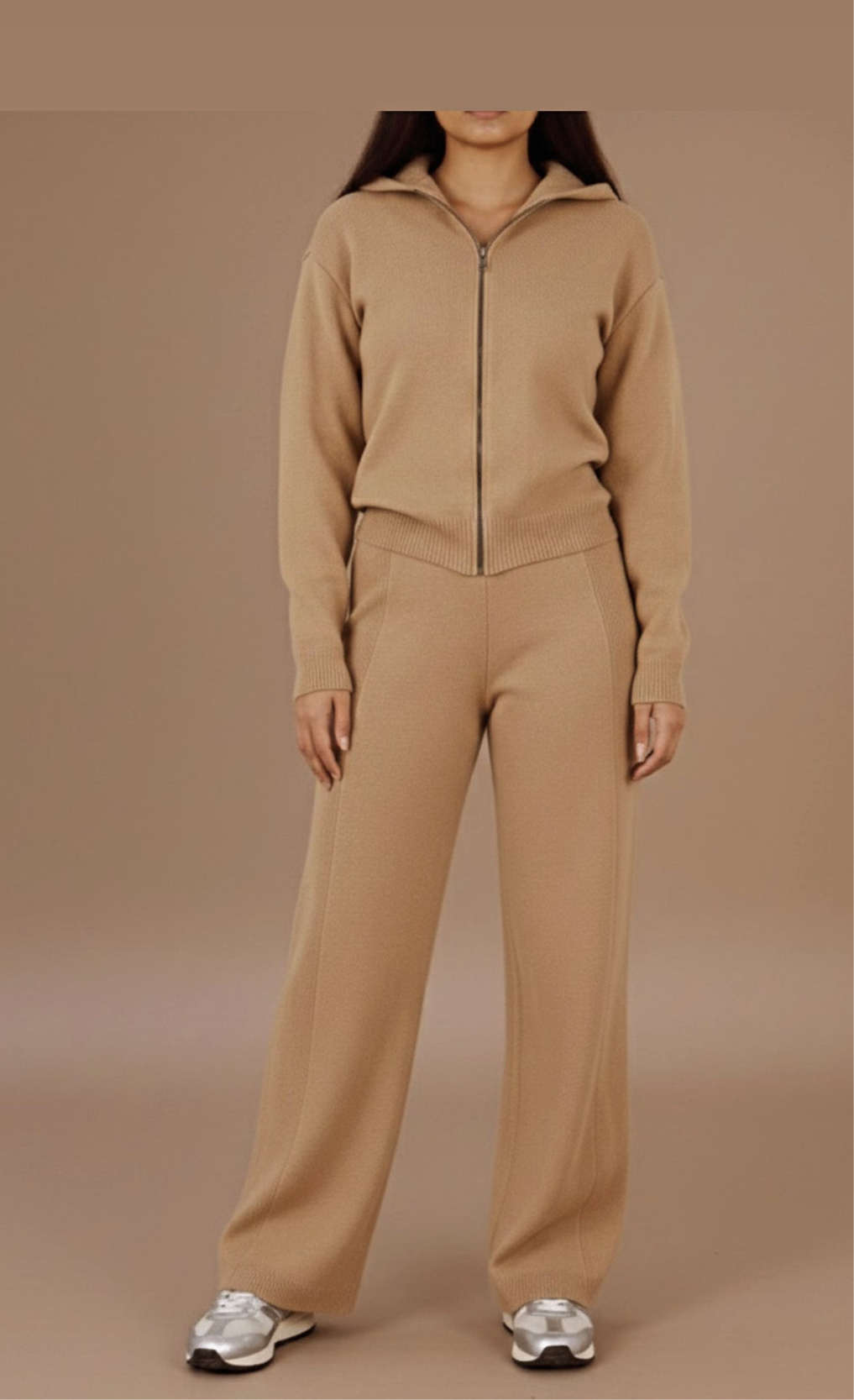 The Knit Edition Set in Beig