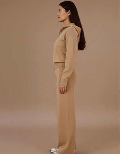 The Knit Edition Set in Beig
